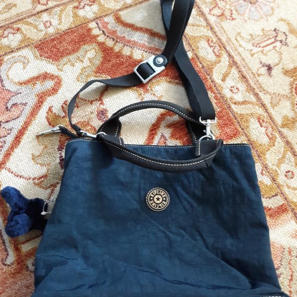 Kipling Deep Denim Blue Nylon Handbag - Picture 4 of 6